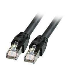 Patchkabel RJ45, CAT8.1 2000Mhz, 2m, schwarz, S-STP(S/FTP), BC, LSZH, - 189992 - 1