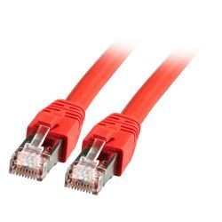 Patchkabel RJ45, CAT8.1 2000Mhz, 3m, rot, S-STP(S/FTP), BC, LSZH, - 190018 - 1