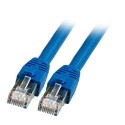 Patchkabel RJ45, CAT8.1 2000Mhz, 3m, blau, S-STP(S/FTP), BC, LSZH, - 190025 - 1