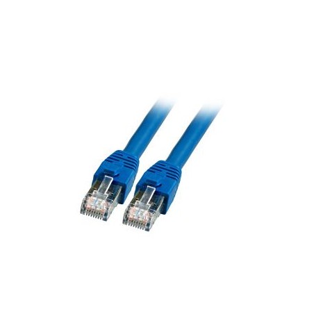 Patchkabel RJ45, CAT8.1 2000Mhz, 7.5m, blau, S-STP(S/FTP), BC, LSZH, - 190027 - 1