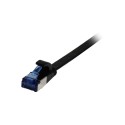 Patchkabel RJ45, CAT6A 500Mhz, 7m, schwarz, U/FTP, flach, TPE(Superflex), AWG32, Synergy 21 - 192621 - 1