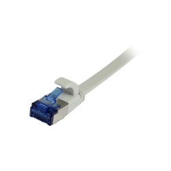 Patchkabel RJ45, CAT6A 500Mhz, 7m, grau, U/FTP, flach, TPE(Superflex), AWG32, Synergy 21 - 192632 - 1