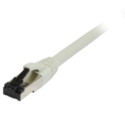 Patchkabel RJ45, CAT8.1 2000Mhz, 5m, grau, S-STP(S/FTP), TPE(Ultra SuperFlex), AWG26, Synergy 21 - 193728 - 1