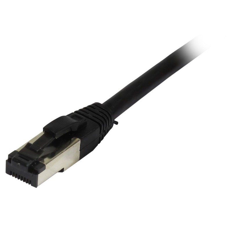 Patchkabel RJ45, CAT8.1 2000Mhz, 10m, schwarz, S-STP(S/FTP), TPE(Ultra SuperFlex), AWG26, Synergy 21 - 193744 - 1