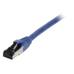 Patchkabel RJ45, CAT8.1 2000Mhz, 2m, blau, S-STP(S/FTP), TPE(Ultra SuperFlex), AWG26, Synergy 21 - 193758 - 1