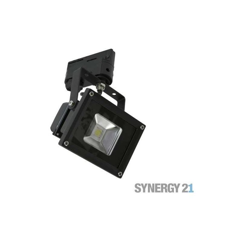 Synergy 21 LED Track-Serie für Stromschiene 10W kaltweiß/schwarz V2 - 128885 - 1