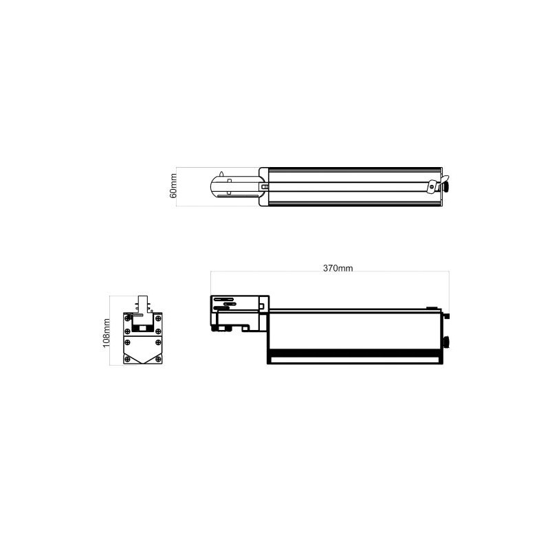 Synergy 21 LED Track-Serie für Stromschiene VLD-Serie 40W, 30°, ww, CRI90 - 148352 - 5