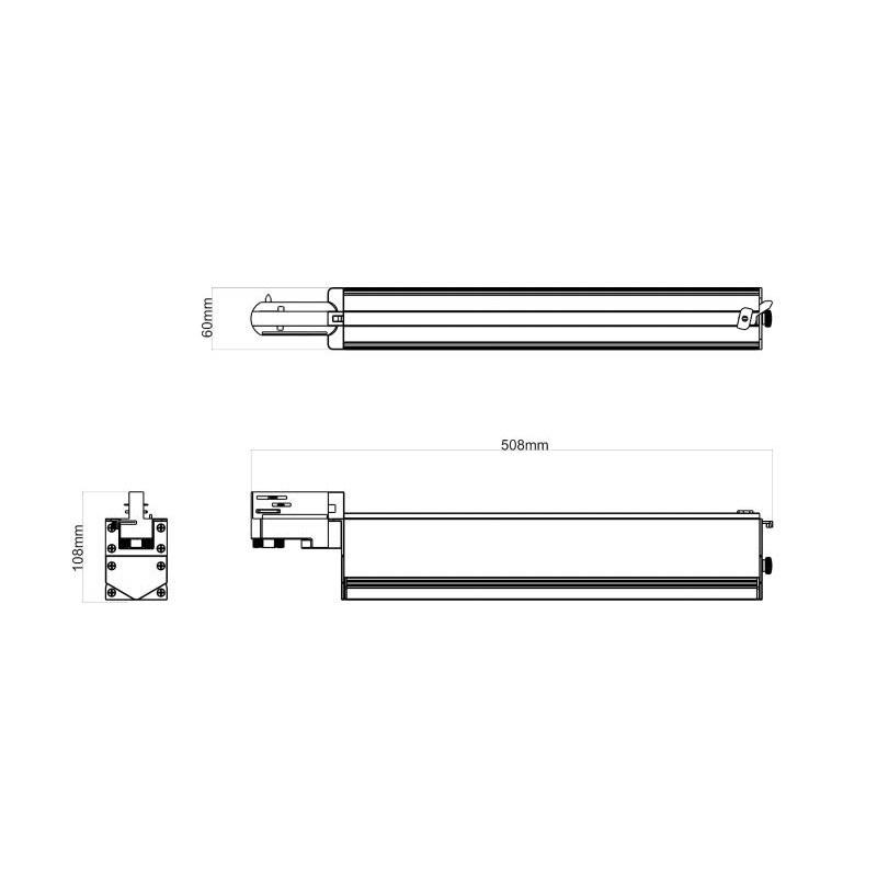 Synergy 21 LED Track-Serie für Stromschiene VLD-Serie 60W, 30°, nw, CRI90 - 148355 - 5