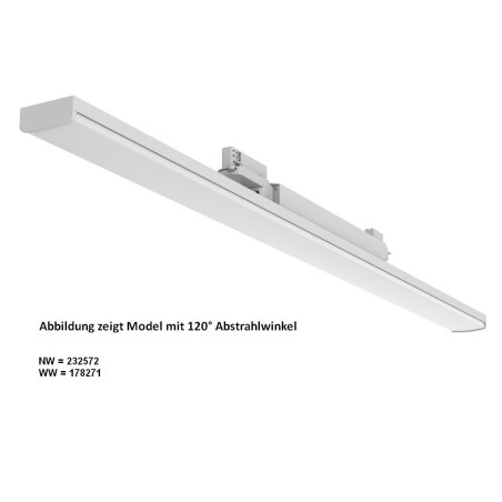 Synergy 21 LED Track-Serie für Stromschiene VLE-Serie 48W, 120°, nw, CRI90 Weiß - 178271 - 1