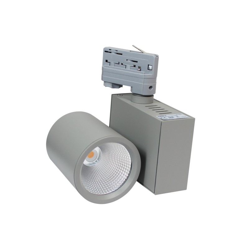 Synergy 21 LED Track-Serie für Stromschiene VLA-Serie 30W, 45°, ww, CRI97 grau - 178522 - 1