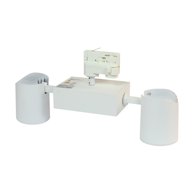 Synergy 21 LED Track-Serie Doppelschienenleuchten 2x25W schwenkbar warmweiss - 213581 - 3