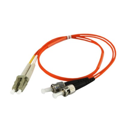 LWL-2-Faser-Patchk. 3mtr.LC-ST, 50/125um, OM2, AD3mm, Synergy 21 - 76248 - 1