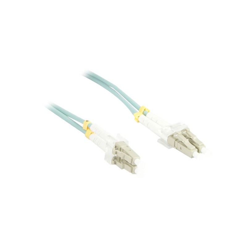 Fiber optic 2-fiber patch kit. 3mtr.LC-LC, 50/125um, OM3, AD3mm, Synergy 21 - 76255 - 1