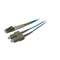LWL-2-Faser-Patchk. 15mtr.LC-SC, 50/125um, OM3, AD3mm, Synergy 21, - 84964 - 1