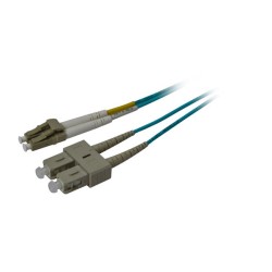 LWL-2-Faser-Patchk. 15mtr.LC-SC, 50/125um, OM3, AD3mm, Synergy 21, - 84964 - 1