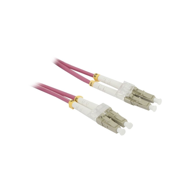LWL-2-Faser-Patchk. 3mtr.LC-LC, 50/125um, OM4, AD3mm, Synergy 21 - 91167 - 1
