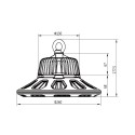Synergy 21 LED Spot Pendelleuchte UFO 100W für Industrie/Lagerhallen nw 120° - 206740 - 6