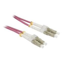 LWL-2-Faser-Patchk. 80mtr.LC-LC, 50/125um, OM4, AD3mm, Synergy 21 - 102484 - 1