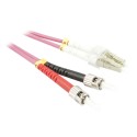 LWL-2-Faser-Patchk. 1.0mtr.LC-ST, 50/125um, OM4, AD3mm, Synergy 21 - 102497 - 1