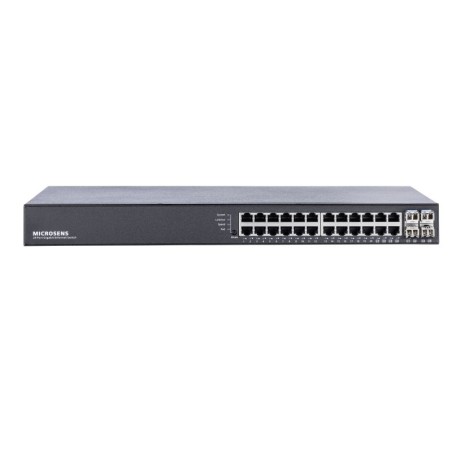 Microsens Switch smart managed 28 Port Gigabit, 19 , PoE , 4x SFP , MS400835M - 215113 - 1