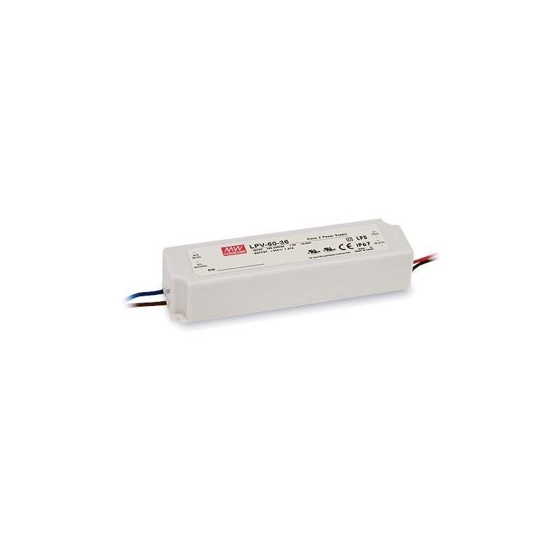 Mean Well power supply - 24V 60W IP67 - 126355 - 1
