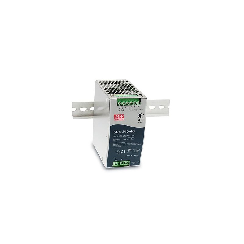 Mean Well power supply - 48V 240W DIN rail - 131244 - 1