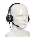 Plusonic Business Headset, 15.2P, binaural, USB & 3.5mm jack - 201408 - 2