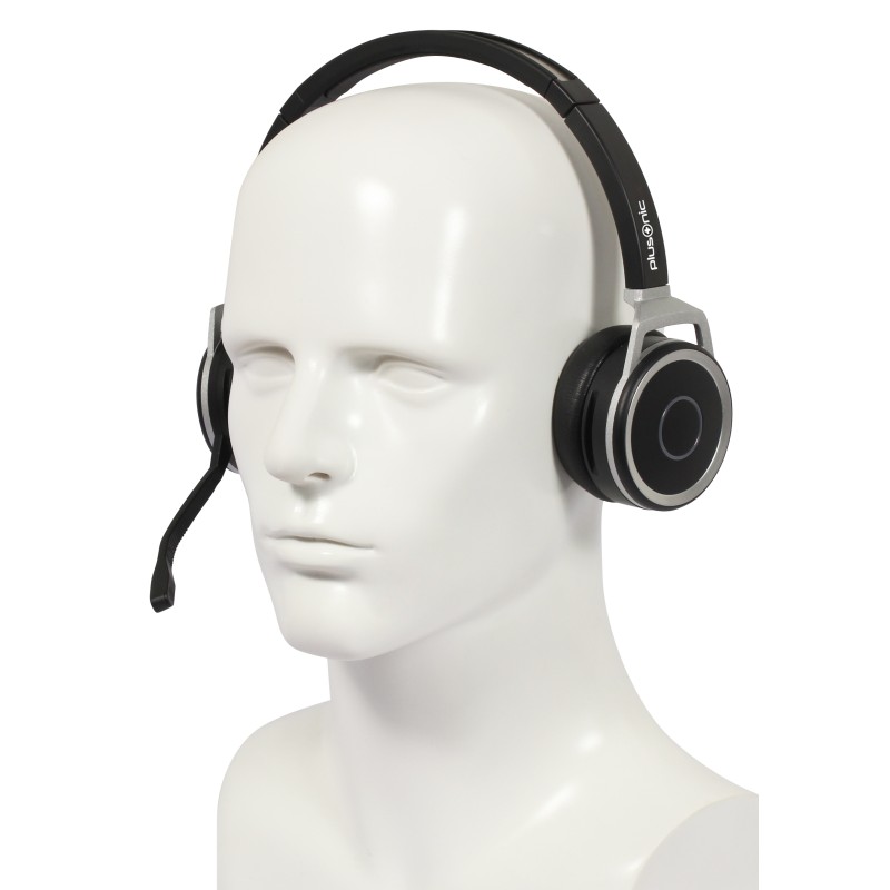 Plusonic Business Headset, 15.2P, binaural, USB & 3.5mm jack - 201408 - 3