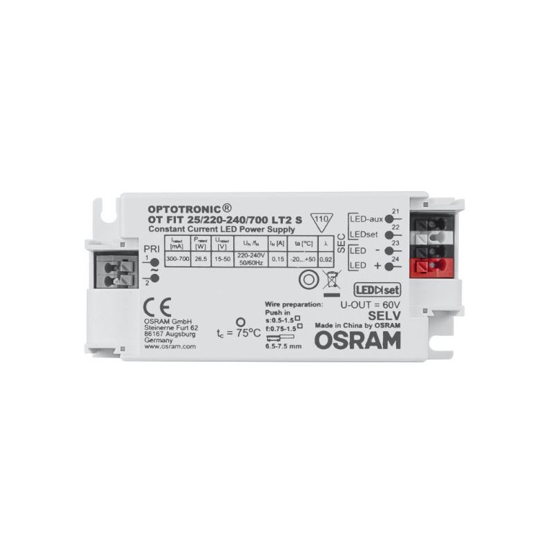 Osram power supply - CC Driver 300~700mA, 15~50V - 146798 - 1