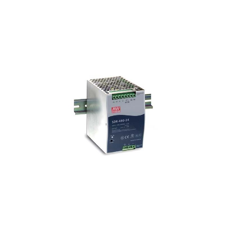 Mean Well power supply - 48V 480W DIN rail - 146994 - 1