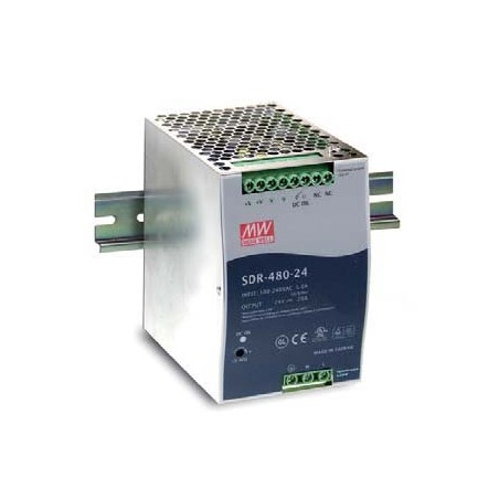Mean Well power supply - 48V 480W DIN rail - 146994 - 1