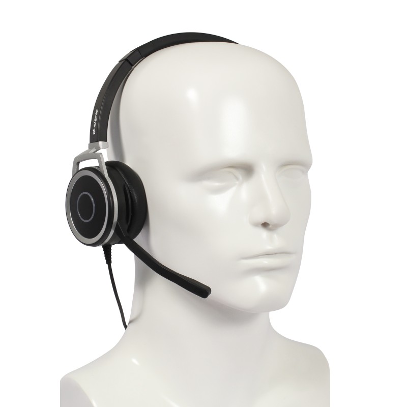 Plusonic Business Headset, 15.1P, monaural, USB & 3.5mm jack - 201409 - 2