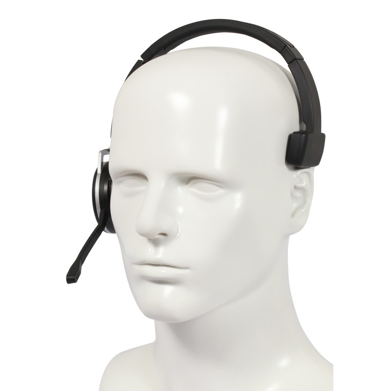 Plusonic Business Headset, 15.1P, monaural, USB & 3.5mm jack - 201409 - 3