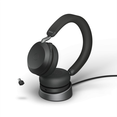 Jabra Evolve2 75 Link380c UC Stereo Stand Black - 206603 - 1