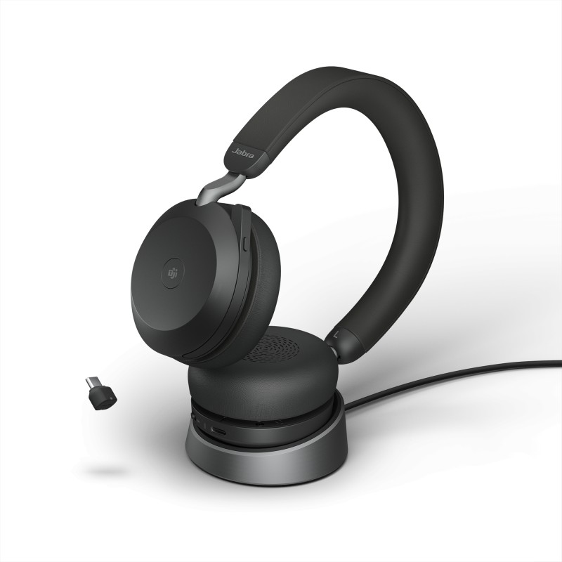 Jabra Evolve2 75 Link380c MS Stereo Stand Black - 206604 - 1