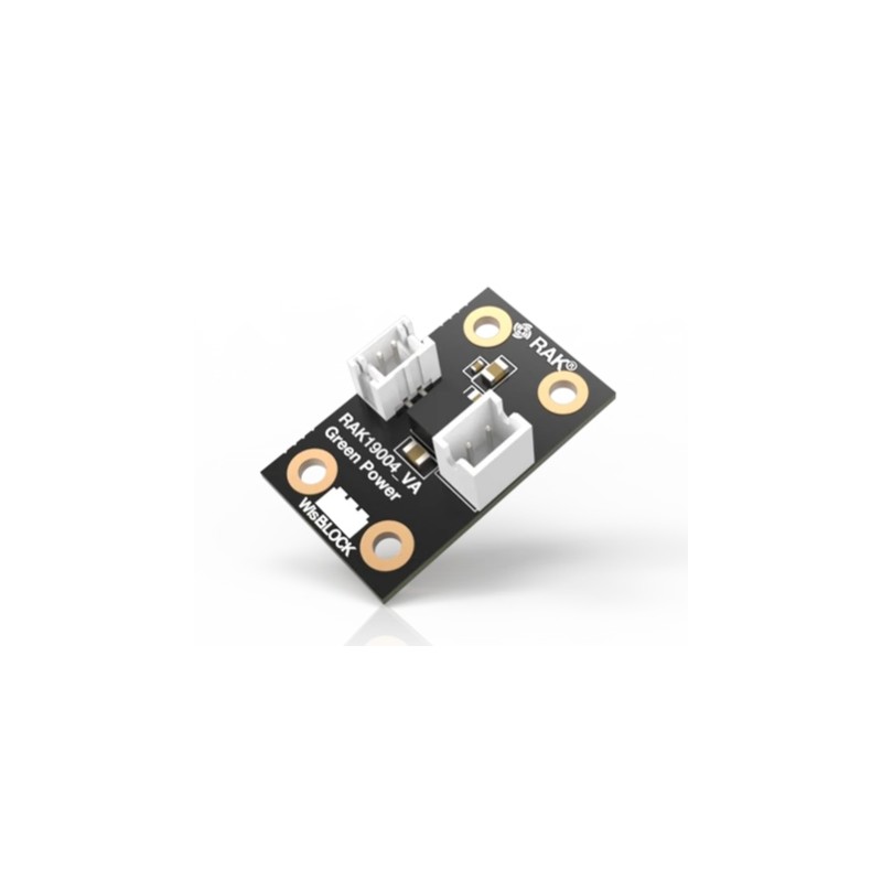 RAK Wireless · LoRa · WisBlock · Power · Green Power Module · RAK19004 - 208034 - 1