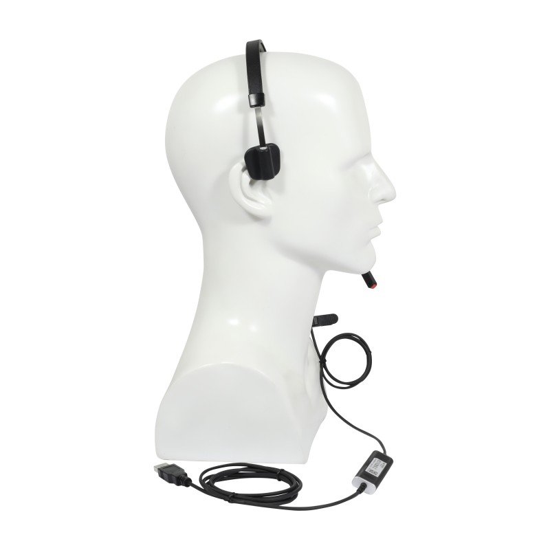 Plusonic wired headset VT X140 monoaural - 224233 - 4
