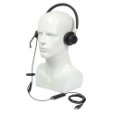 Plusonic wired headset VT X140 binaural - 224234 - 1