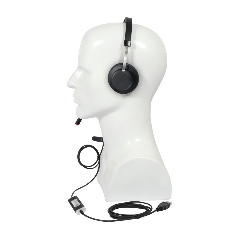 Plusonic wired headset VT X140 binaural - 224234 - 4