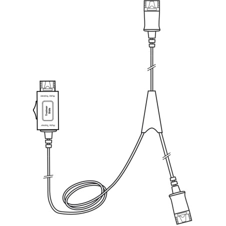 SNOM Headset Trainer Y-cable for A100 - 230635 - 1