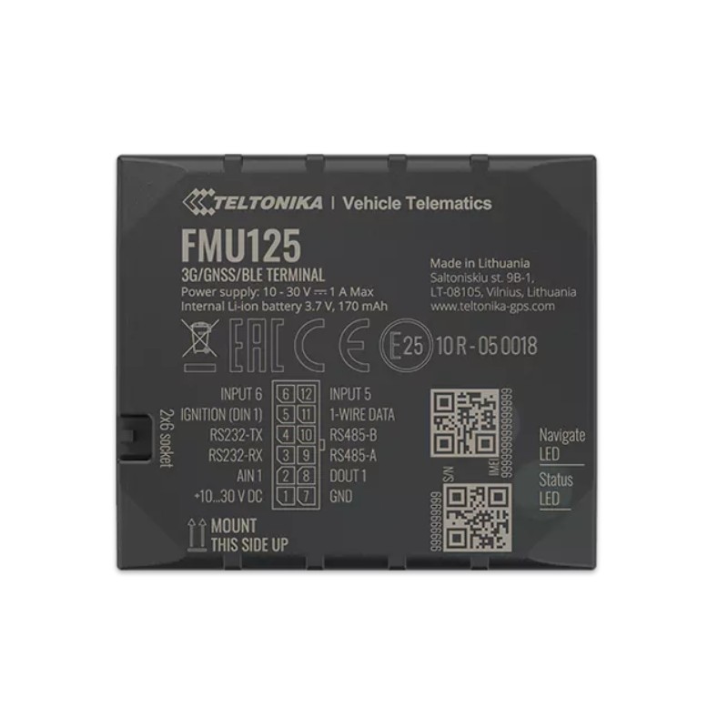 Teltonika · Tracker GPS · FMU125 · Fahrzeug · 3G/GSM/GNSS/BLE 4.0 - 195940 - 2