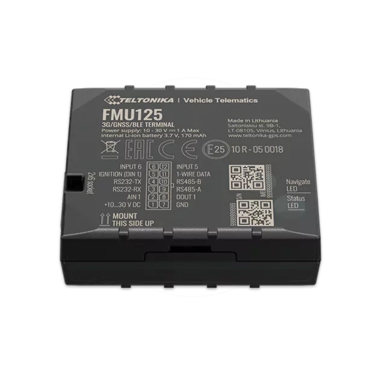 Teltonika · Tracker GPS · FMU125 · Fahrzeug · 3G/GSM/GNSS/BLE 4.0 - 195940 - 3