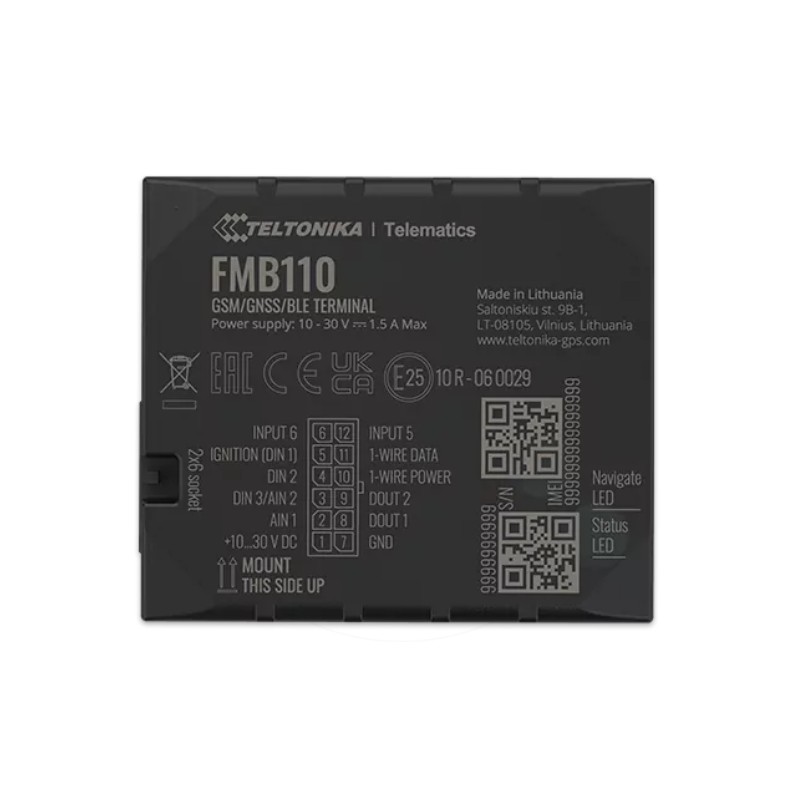 Teltonika · Tracker GPS · FMB110 · Fahrzeug · GNSS/GSM/BLE 4.0 - 195946 - 2