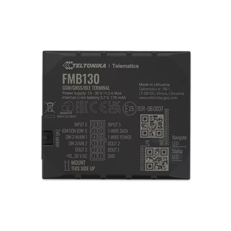 Teltonika · Tracker GPS · FMB130 · Fahrzeug · GNSS/GSM/BLE 4.0 - 195956 - 3