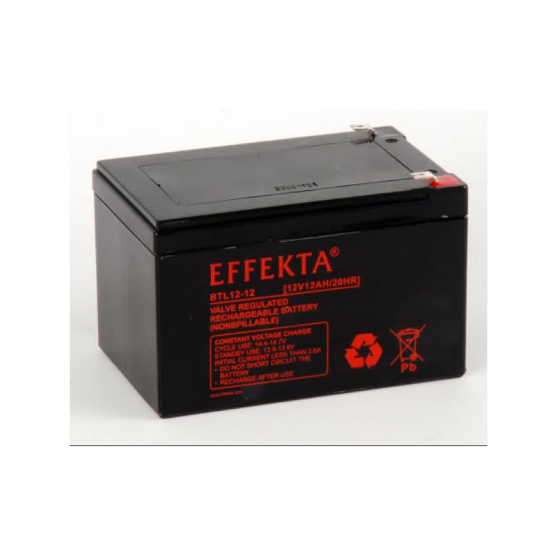 Effekta zbh. Akku 12V/ 12Ah,10-Jahresbatterien - 168125 - 1