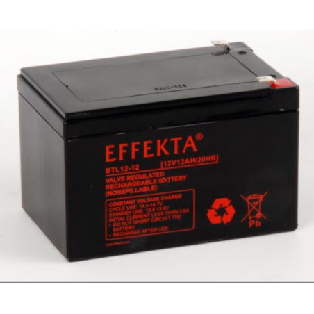 Effekta zbh. Akku 12V/ 12Ah,10-Jahresbatterien - 168125 - 1
