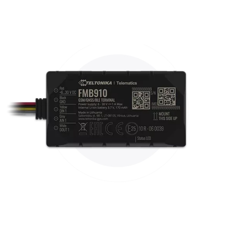 Teltonika · Tracker GPS · FMB910 · Vehicle · GNSS/GSM/BLE 4.0 - 195971 - 2