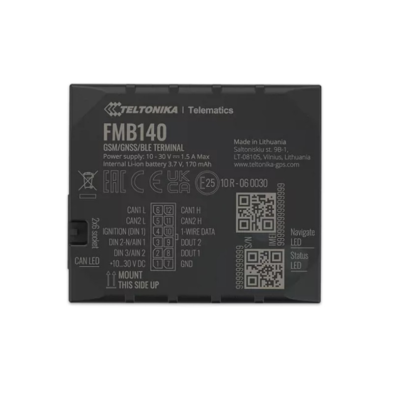 Teltonika · Tracker GPS · FMB140 · Fahrzeug · GNSS/GSM/BLE 4.0 · ALL-CAN 300 - 195975 - 3