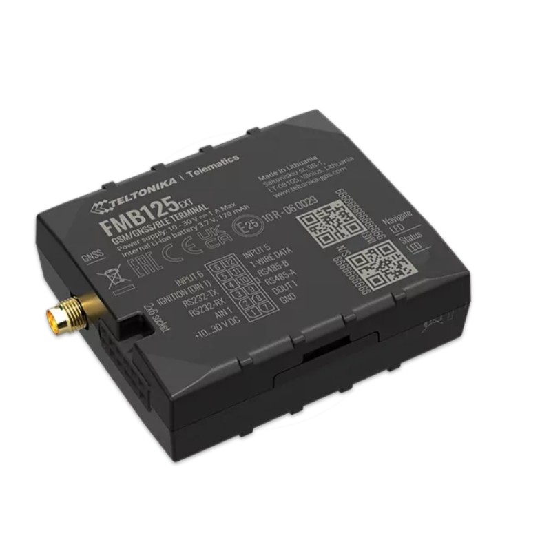Teltonika · Tracker GPS · FMB125 · Vehicle · GNSS/GSM/BLE 4.0 - 195982 - 3