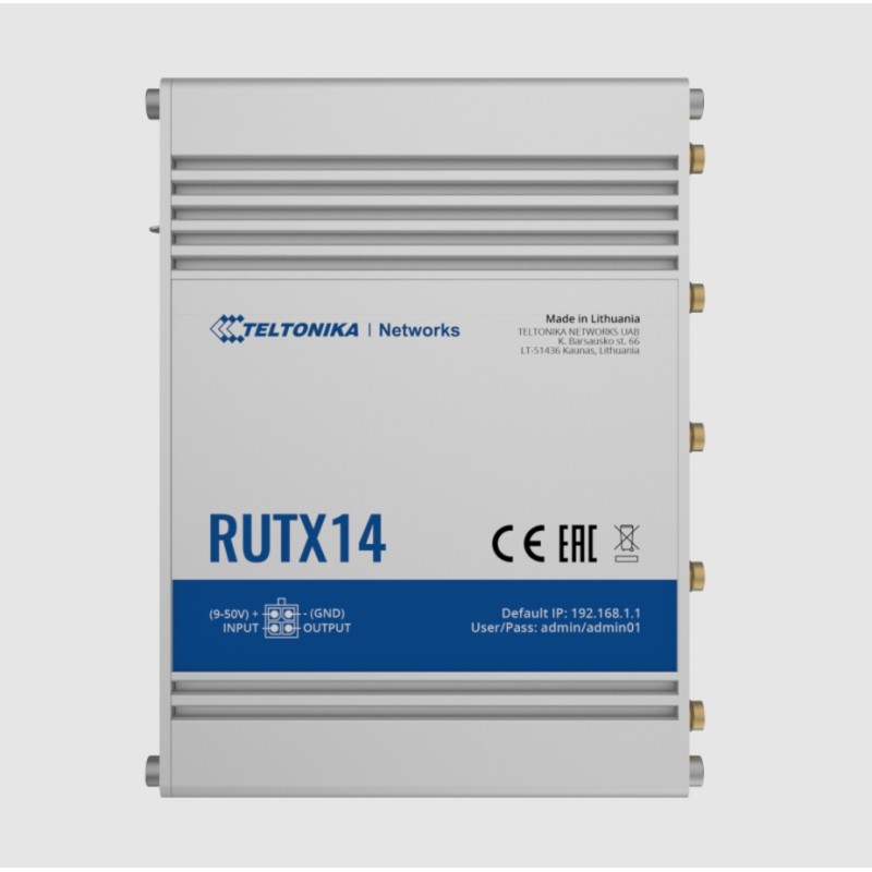 Teltonika · Router · RUTX14 · LTE CAT12 Router - 201181 - 4